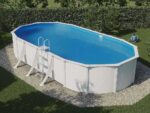 Gre Fidji Oval 730x375x120cm – Ovaler Stahlwandpool – Bild 2
