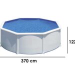 Gre Fidji Rund Ø350 x 120 cm – Runder Stahlwandpool