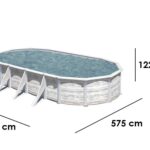 Gre Finlandia Oval 730x375x120cm – Stahlwandbecken