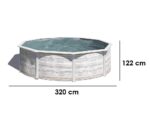 Gre Finlandia Rund Ø300 x 120 cm – Stahlwandbecken – Bild 2