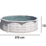 Gre Finlandia Rund Ø350 x 120 cm – Stahlwandbecken