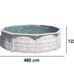 Gre Finlandia rund Ø460 x 120 cm – Stahlwandbecken