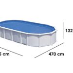 Gre Haiti Oval 800x470x132cm – Aufstellpool – Mit unterirdischen Stäben