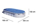 Gre Haiti Ovale 915x470x132cm – Oberirdischer Pool – Eingegrabene Balken