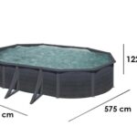 Gre Kea Ovale 610x375x120cm – Stahlwandpool