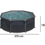 Gre Kea rund Ø350 x 120 cm – Stahlwandpool