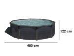 Gre Kea Rund Ø460 x 120 cm – Stahlwandpool