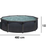 Gre Kea Rund Ø460 x 120 cm – Stahlwandpool