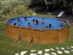 Gre Pacific Oval 500x300x120cm – oberirdischer Stahlpool – Bild 3
