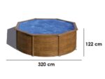 Gre Pacific rund Ø300 x 120 cm – Rundbecken