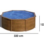 Gre Pacific rund Ø300 x 120 cm – Rundbecken