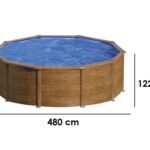 Gre Pacific rund Ø460 x 120 cm – Stahlwandpool