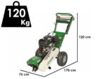 GreenBay Deep BSE-330 – Baumstumpffräse – Motor B&S XR2100 420 cc mit E-Starter – Schneidegerät mit 8 Wolframkarbidhämmern