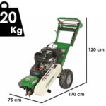GreenBay Deep BSE-330 – Baumstumpffräse – Motor B&S XR2100 420 cc mit E-Starter – Schneidegerät mit 8 Wolframkarbidhämmern