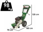GreenBay Deep L-200 – Baumstumpffräse – Loncin-Motor 196 ccm – Schneidegerät mit 8 Wolframkarbidhämmern