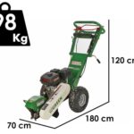 GreenBay Deep L-200 – Baumstumpffräse – Loncin-Motor 196 ccm – Schneidegerät mit 8 Wolframkarbidhämmern