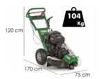 GreenBay Deep LE-330 – Baumstumpffräse – Loncin-Motor 420 ccm mit E-Starter – Schneidegerät mit 8 Wolframkarbidhämmern