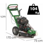 GreenBay Deep LE-330 – Baumstumpffräse – Loncin-Motor 420 ccm mit E-Starter – Schneidegerät mit 8 Wolframkarbidhämmern