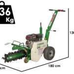 GreenBay DIG L-450 – Grabenfräse – Loncin-Motor 196 ccm