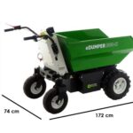 GREENBAY eDUMPER 500-H – Akku-Schubkarre – 48V 32Ah Hydraulische Kippvorrichtung