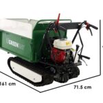 GreenBay EXPANDER 500 Honda GX200 – Ausziehbarer Raupentransporter – Tragkraft 500 kg