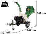 GreenBay GB-WDC 120 BSE – Profi Häcksler mit Benzinmotor B&S XR 13.5