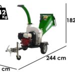 GreenBay GB-WDC 120 HE – Profi Häcksler mit Verbrennungsmotor – Honda GX390 Motor