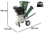 GreenBay GB-WDC 90 LE – Benzin-Häcksler – Loncin 15 PS Benzinmotor