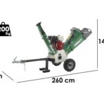 GreenBay GB-WRC 120 H – Häcksler mit Verbrennungsmotor – Honda GX390 Motor
