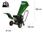 GreenBay GB-WRC 50 L – Häcksler mit Verbrennungsmotor – Motor 7 PS