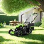 Greenworks GD48LM46SPIIK4 – Akku-Rasenmäher selbstangetrieben – 48V/4Ah – Schnittbreite 46 cm