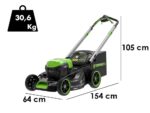 Greenworks GD48LM51SPIIK5 – Akku-Rasenmäher mit Eigenantrieb – 48V/5Ah – Schnittbreite 51 cm – Bild 2