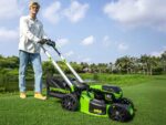 Greenworks GD60LM46SPK4 – Akku-Rasenmäher selbstangetrieben – 60V/4Ah – Taglio 46 cm – Bild 3