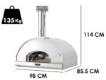 Holzbackofen Fontana Mangiafuoco – EDELSTAHL