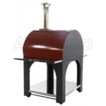Holzbackofen für den Außenbereich Cibus Red – 5 Pizzen