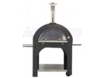 Holzbackofen für den Außenbereich Cibus Red – 5 Pizzen – Bild 3