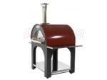 Holzbackofen für den Außenbereich Cibus Red – 5 Pizzen – Bild 4