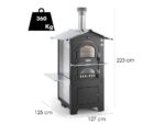 Holzbackofen für den Außenbereich Fontana Gusto 80X54 cm