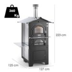 Holzbackofen für den Außenbereich Fontana Gusto 80X54 cm