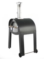 Holzbackofen für draußen AgriEuro Mini Cibus 60×40 – Backfähigkeit: 1 Pizza – Bild 2