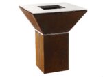 Holzkohlegrill COLORADO – 80×80 cm Grillrost – Gehäuse komplett aus Corten – Bild 3
