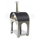Holzpizzaofen für den Außenbereich Cibus INOX – 4 Pizzen