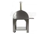 Holzpizzaofen für den Außenbereich Cibus INOX – 4 Pizzen – Bild 3