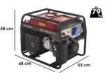 Honda EG 4500 CL – Benzin-Stromerzeuger mit AVR-Regelung 4.5 kW – Dauerleistung 4 kW – 230V