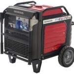 Honda EU70is – Benzin-Inverter-Stromerzeuger mit Rädern 7 kW – Dauerleistung 5.5 kW – 230V + ATS