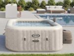 Intex Carrée Chevron Deluxe 28446EX – Ø173×71 cm – Whirlpool Spa – Bild 3