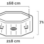 Intex Oktagon Spa Jet & Bubble Deluxe 28462EX – Ø218×71 cm – Whirlpool Spa