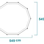 Intex Prisma Frame 26732NP – Ø549×122 cm – Runder Pool
