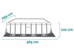 Intex Prisma Frame 26790NP – 400x200x122 cm – Aufstellpool + Filterpumpe und Poolleiter – Bild 2