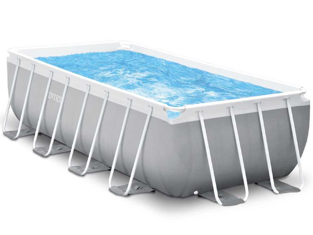 Intex Prisma Frame 26790NP – 400x200x122 cm – Aufstellpool + Filterpumpe und Poolleiter – Bild 3